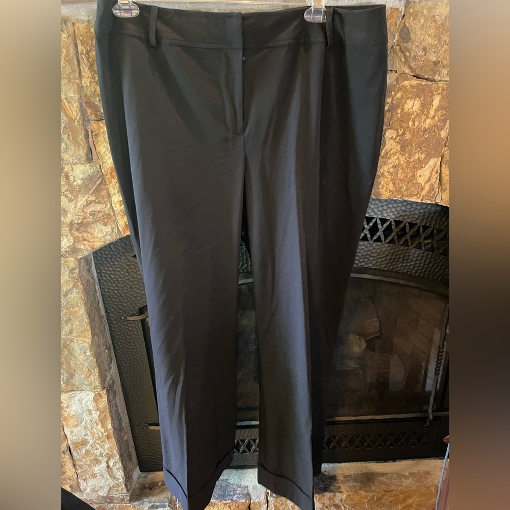 Worthington works black cuffed pants 18W